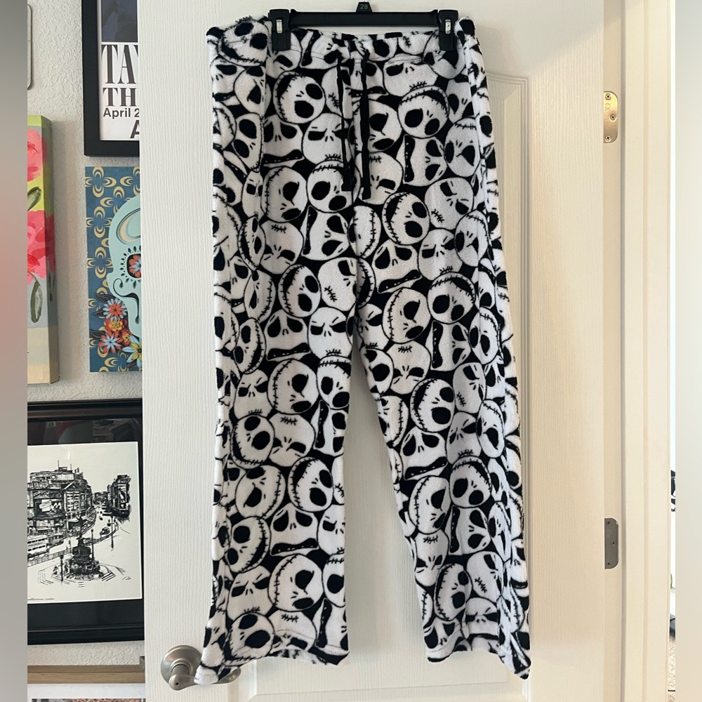 Mens Sleep Pants Large Pajama Nightmare Before Christmas Lounge